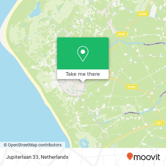 Jupiterlaan 33, 3235 TA Rockanje map