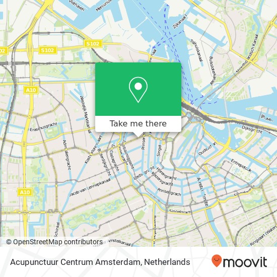 Acupunctuur Centrum Amsterdam, Rozengracht 53 map