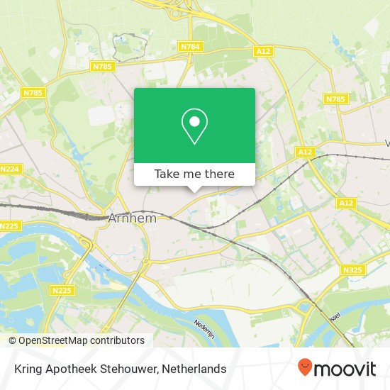 Kring Apotheek Stehouwer map