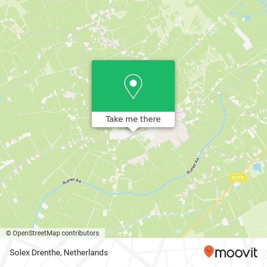 Solex Drenthe, Meppelerweg 34 map