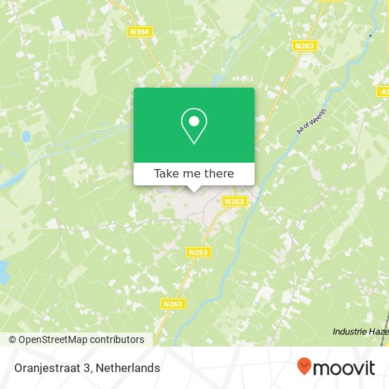 Oranjestraat 3, 4891 XP Rijsbergen map