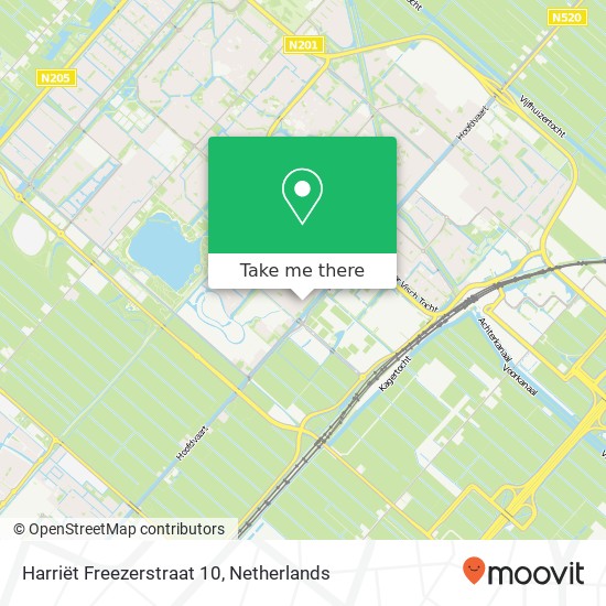 Harriët Freezerstraat 10, 2135 SK Hoofddorp map