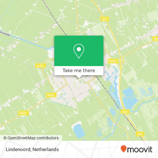 Lindenoord, Lindenoord, 8471 XD Wolvega, Nederland map