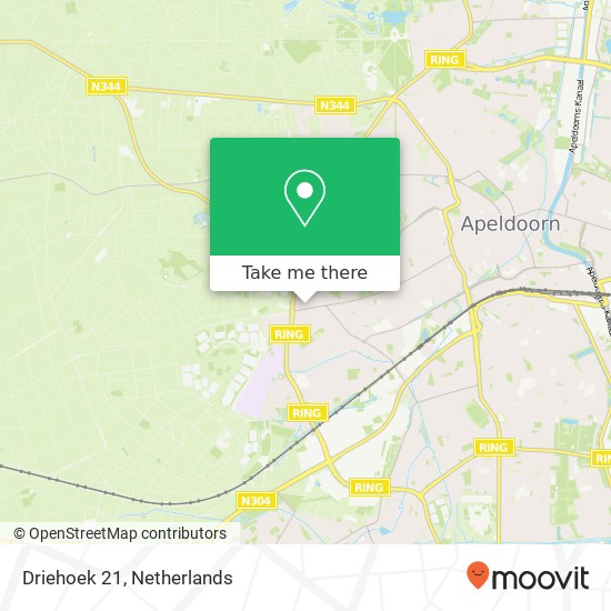 Driehoek 21, 7312 CN Apeldoorn map