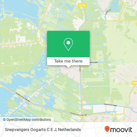 Snepvangers Oogarts C E J, Meenthof 19 map