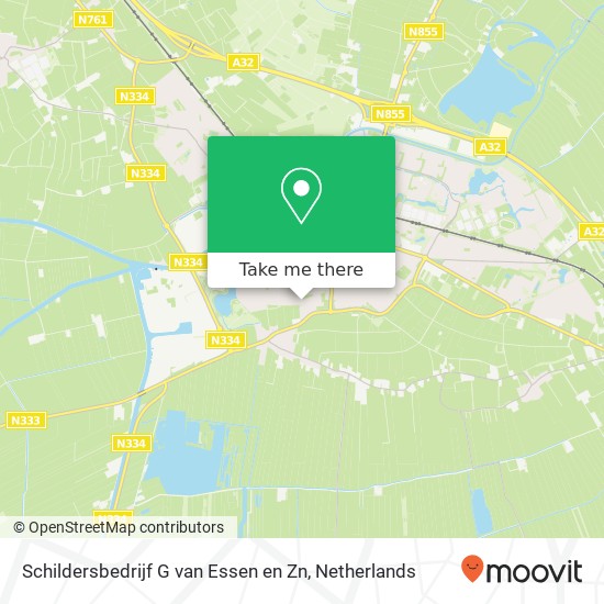 Schildersbedrijf G van Essen en Zn, Gasthuislaan 121 map