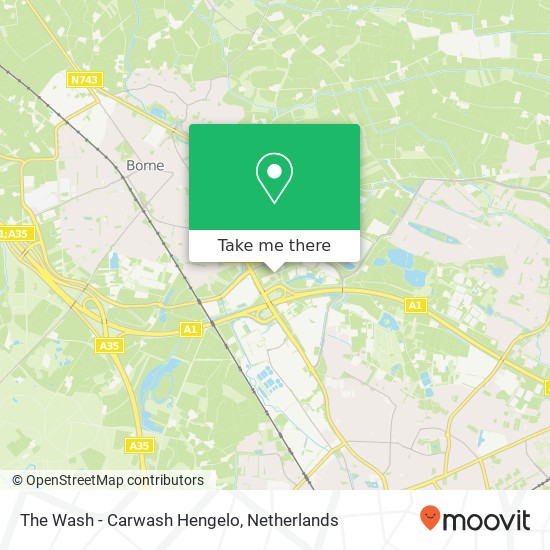 The Wash - Carwash Hengelo, John Maynard Keynesstraat 60 Karte