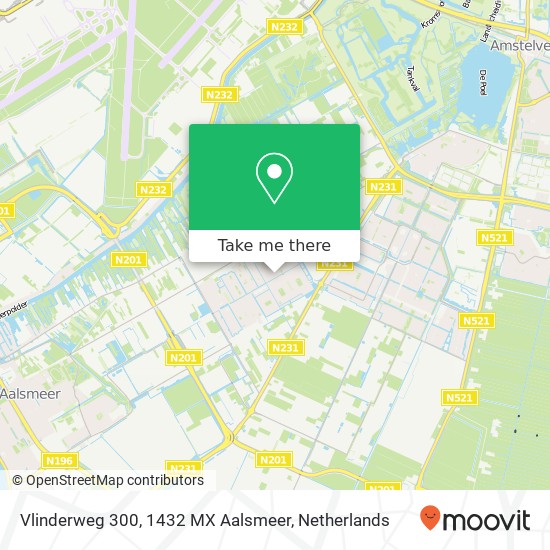 Vlinderweg 300, 1432 MX Aalsmeer map