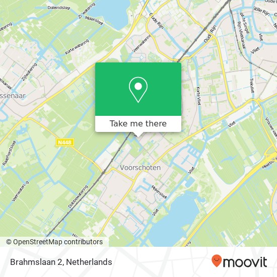 Brahmslaan 2, 2253 CK Voorschoten map