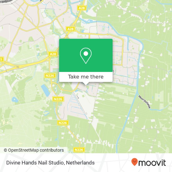 Divine Hands Nail Studio, Wildenburgstraat 3 map