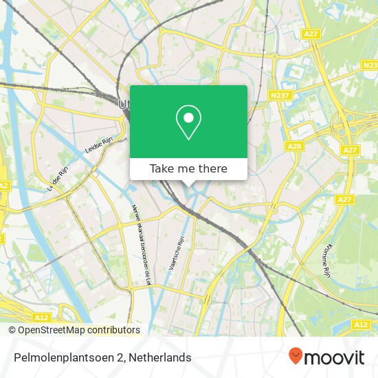 Pelmolenplantsoen 2, 3511 XZ Utrecht map