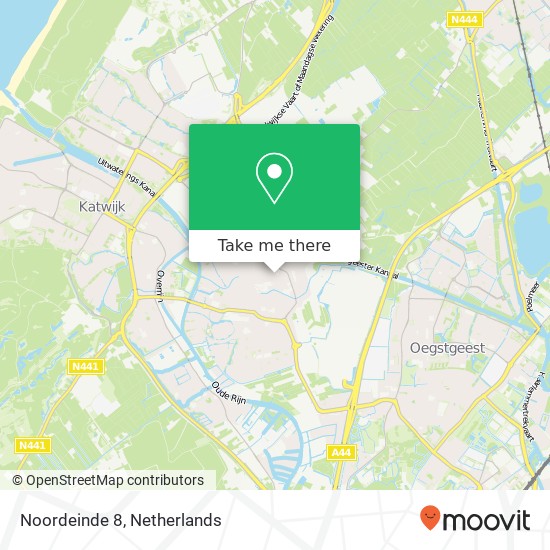 Noordeinde 8, 2231 LK Rijnsburg Karte