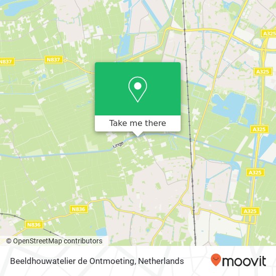 Beeldhouwatelier de Ontmoeting map