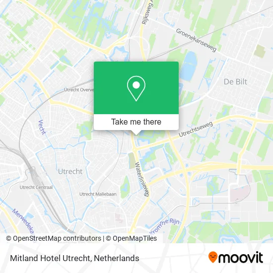 Mitland Hotel Utrecht map