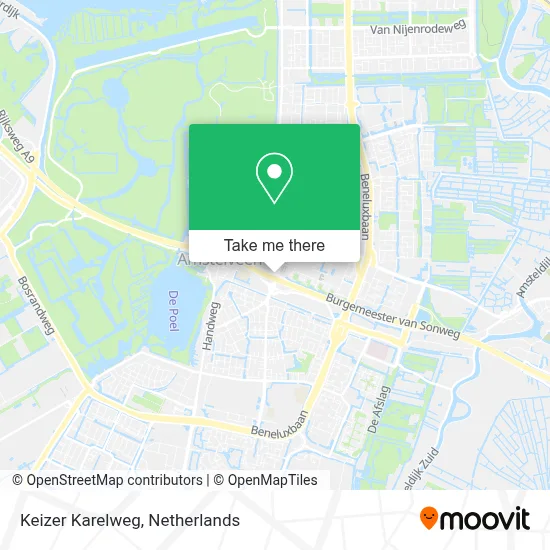 Keizer Karelweg map