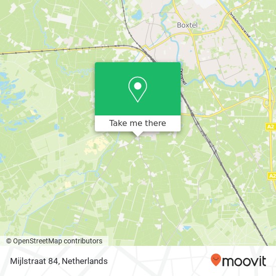 Mijlstraat 84, 5281 RL Boxtel Karte