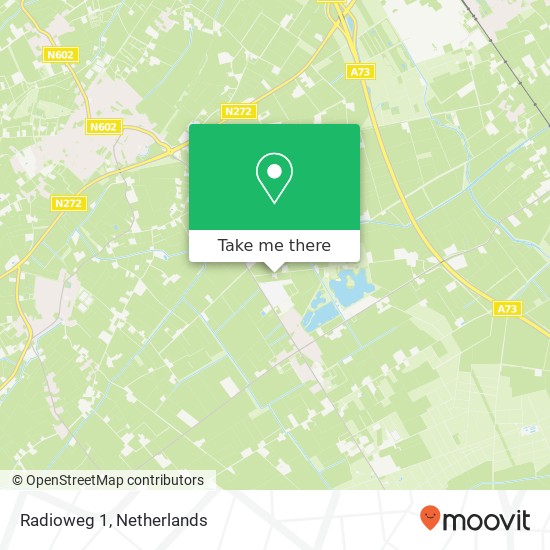 Radioweg 1, 5844 AA Stevensbeek map