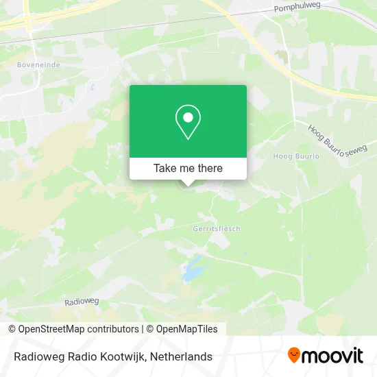Radioweg Radio Kootwijk, 7348 Radio Kootwijk map