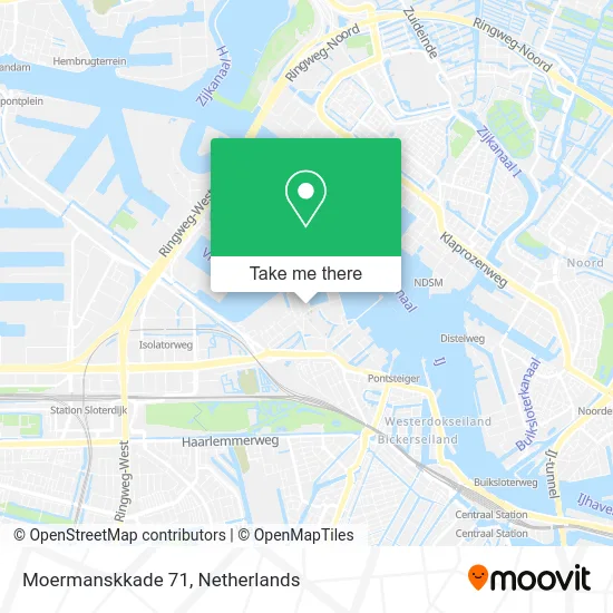 Moermanskkade 71 map