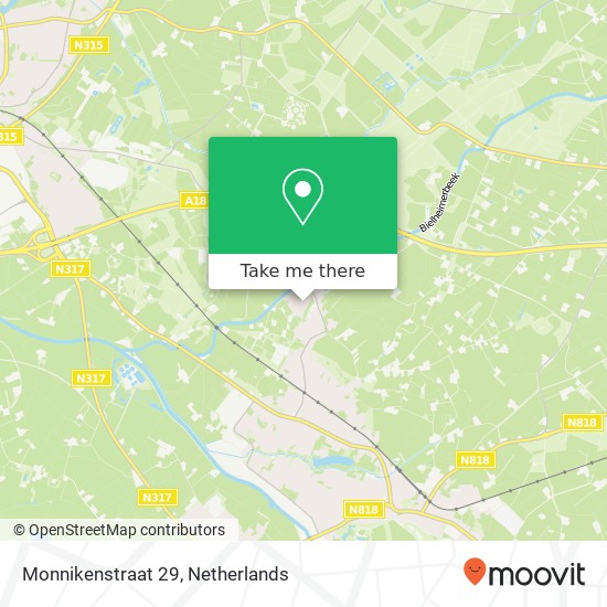 Monnikenstraat 29, 7011 CC Gaanderen map