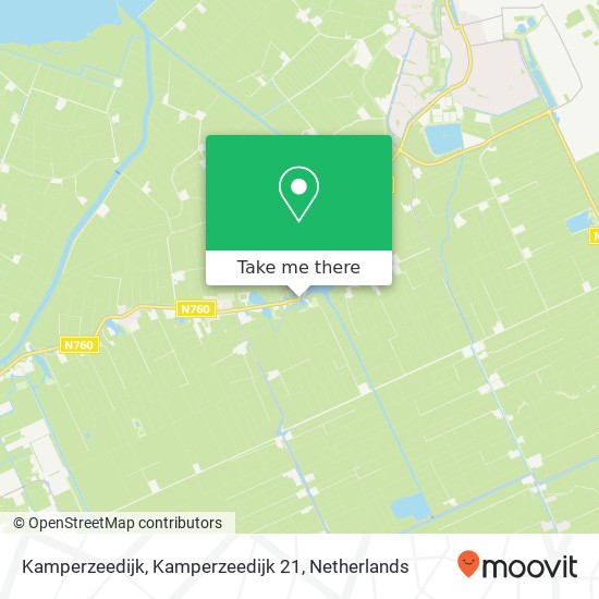 Kamperzeedijk, Kamperzeedijk 21 Karte