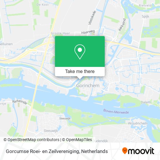 Gorcumse Roei- en Zeilvereniging map
