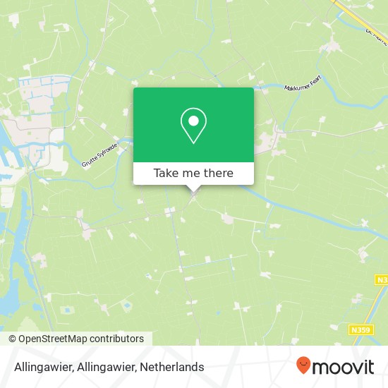 Allingawier, Allingawier map