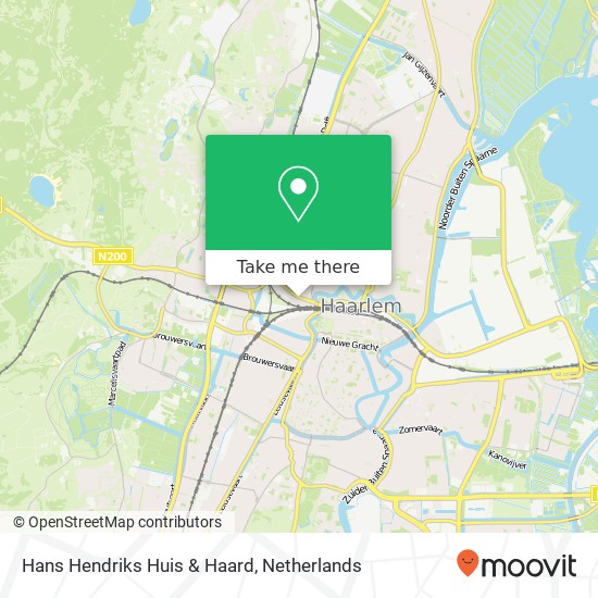 Hans Hendriks Huis & Haard, Verspronckweg 39 map