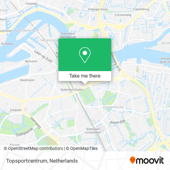 Topsportcentrum map