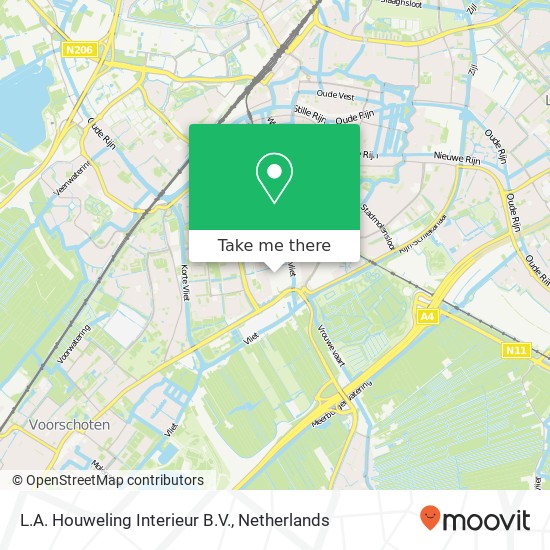 L.A. Houweling Interieur B.V., Rooseveltstraat 52 map