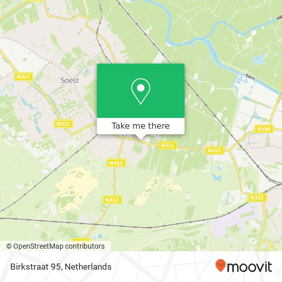 Birkstraat 95, 3768 HD Soest map