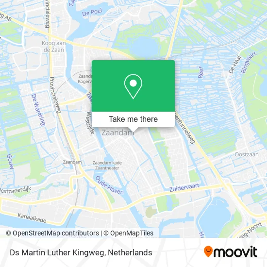 Ds Martin Luther Kingweg map