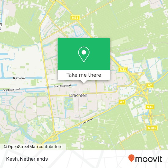 Kesh, Noordkade 28 map