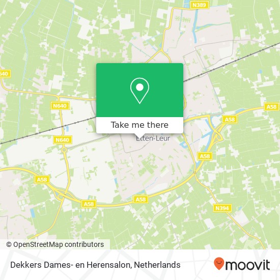 Dekkers Dames- en Herensalon, Bisschopsmolenstraat 87 map