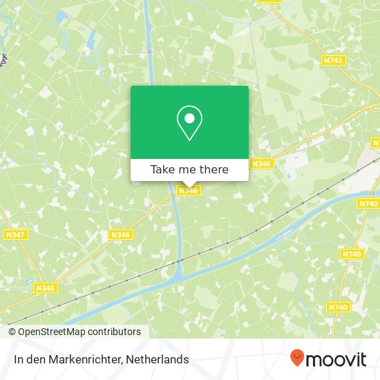 In den Markenrichter, Rijksweg 18 map