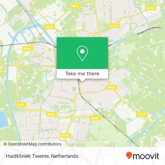 Huidkliniek Twente, Bornerbroeksestraat 36 map