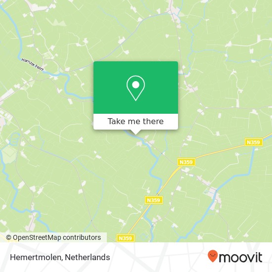 Hemertmolen map