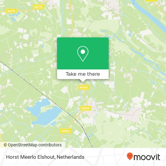 Horst Meerlo Elshout map