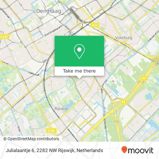 Julialaantje 6, 2282 NW Rijswijk map