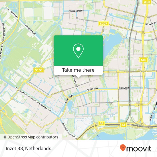 Inzet 38, 1068 RD Amsterdam map