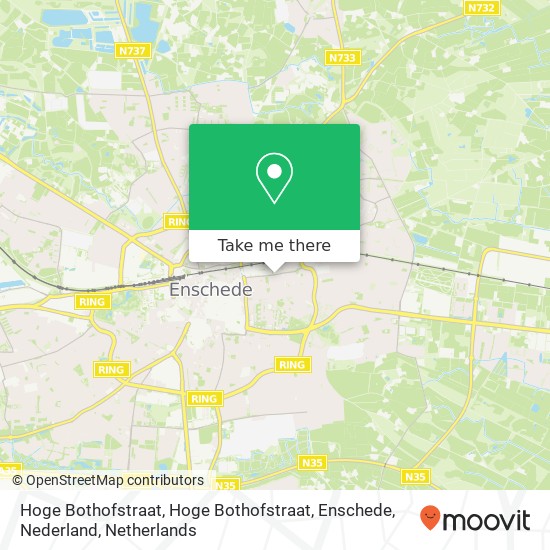 Hoge Bothofstraat, Hoge Bothofstraat, Enschede, Nederland map