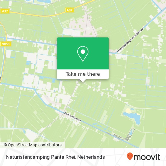 Naturistencamping Panta Rhei map