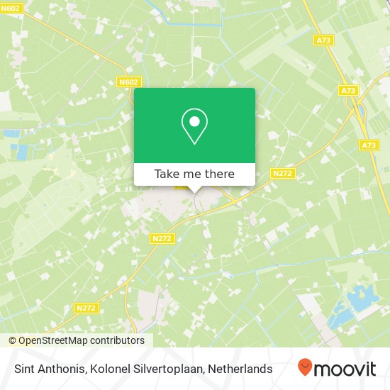 Sint Anthonis, Kolonel Silvertoplaan map
