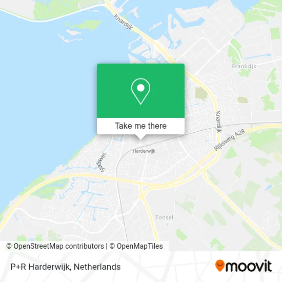 P+R Harderwijk map