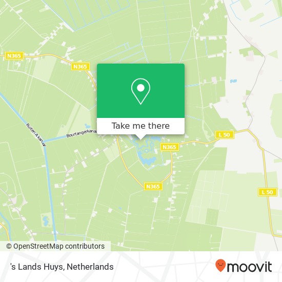 's Lands Huys, Marktplein 2 map