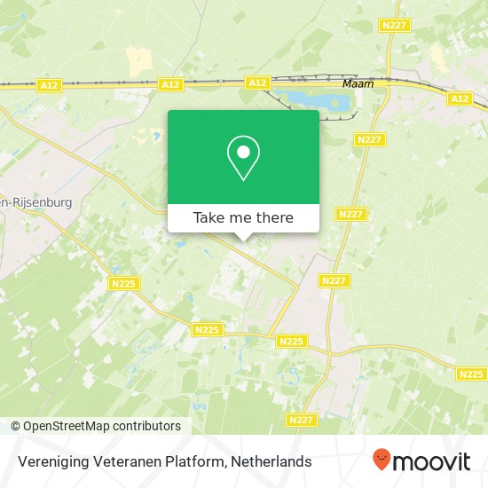 Vereniging Veteranen Platform, Willem van Lanschotlaan 1 map