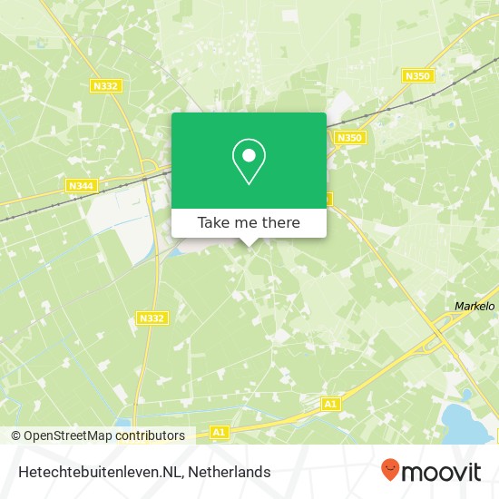 Hetechtebuitenleven.NL, Beusebergerweg 33 map