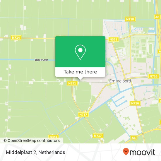 Middelplaat 2, 8303 MK Emmeloord map