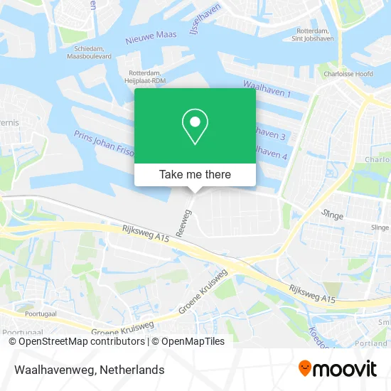 Waalhavenweg map