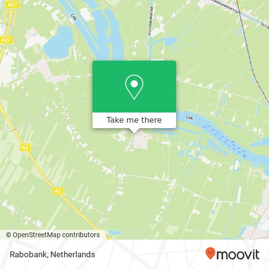 Rabobank, Graaf Huibertlaan 7 map